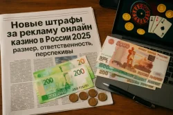 Новые штрафы за рекламу онлайн казино в России 2025: размер, ответственность, перспективы